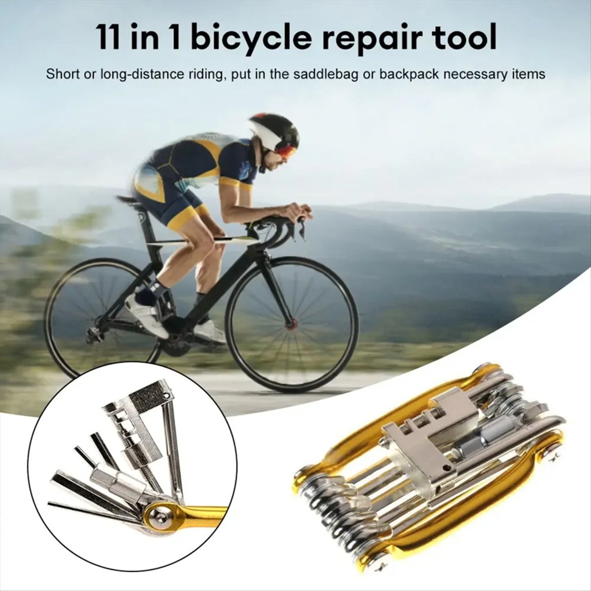 طقم أدوات إصلاح الدراجات الهوا - مراجعة Bike Chain وسعره