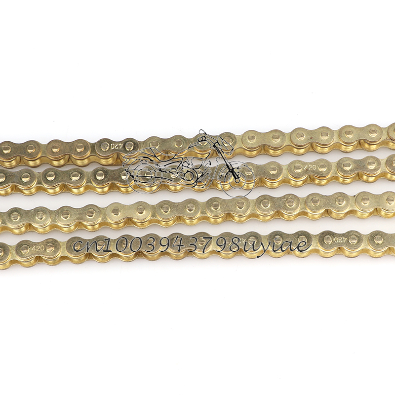 دراجة نارية 420 سلاسل ذهبية 10 - مراجعة 530 Chain وسعره