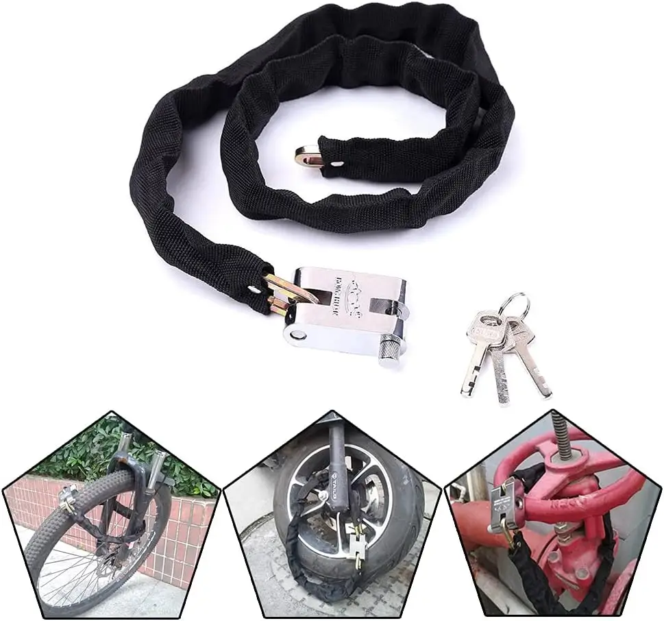 قفل دراجة نارية ودراجة هوائية  - مراجعة Bike Chain وسعره